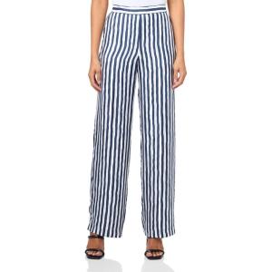 imageTheory Womens Relaxed Straight Pull on PantBlue Multi