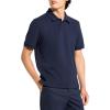 imageTheory Mens Delroy Polo in Double Pique JerseyBaltic