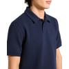 imageTheory Mens Delroy Polo in Double Pique JerseyBaltic