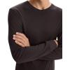 imageTheory Mens Man Essential Tee Long Sleeve in Anemone Milano Brownwood