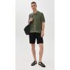 imageTheory Mens Relaxed Short Sleeve Button Down in Pacific LinenOrchard