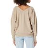 imageTheory Womens Seamless VNeck Cashmere Sweater