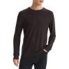 imageTheory Mens Man Essential Tee Long Sleeve in Anemone Milano Brownwood