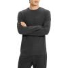 imageTheory Mens Riland Crew Neck in Light BilenCharcoal Melange