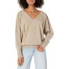 imageTheory Womens Seamless VNeck Cashmere Sweater