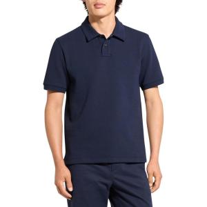 imageTheory Mens Delroy Polo in Double Pique JerseyBaltic