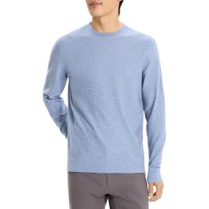 imageTheory Mens Riland Crew Neck in Light BilenLight Blue Lake Melange
