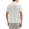imageTheory Mens Noran Polo in Jersey LyocellWinter Ivory