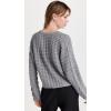 imageTheory Womens Textural Hanelee Sweater in Felted Wool CashmereGrey Heather