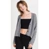 imageTheory Womens Textural Hanelee Sweater in Felted Wool CashmereGrey Heather