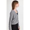 imageTheory Womens Textural Hanelee Sweater in Felted Wool CashmereGrey Heather