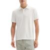 imageTheory Mens Noran Polo in Jersey LyocellWinter Ivory