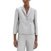 imageTheory Womens Shrunken Patch Pocket JacketIce Grey