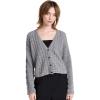 imageTheory Womens Textural Hanelee Sweater in Felted Wool CashmereGrey Heather