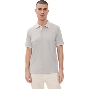 imageTheory Mens Geo Polo Mod JacquardSandWalnut