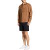 imageTheory Mens Lt Shirt in Relaxed LinenDeep Tobacco