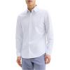 imageTheory Mens Sylvain Shirt in Column StripeWhiteClear Sky