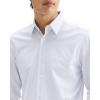 imageTheory Mens Sylvain Shirt in Column StripeWhiteClear Sky
