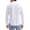 imageTheory Mens Sylvain Shirt in Column StripeWhiteClear Sky