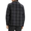 imageTheory Mens Wp Overshirt in New Divide CheckDark Charcoal Multi