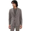 imageTheory Mens Clinton Travel JacketWalnut Melange