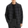 imageTheory Mens Wp Overshirt in New Divide CheckDark Charcoal Multi