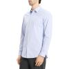 imageTheory Mens Sylvain Shirt in Exact StripeBlue Multi