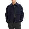 imageTheory Mens Modern Aviator Jacket in Dapper WoolBaltic