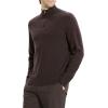 imageTheory Mens Hilles Quarter Zip Cashmere SweaterBrownwood Melange