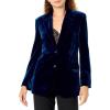 imageTheory Womens Velvet Slim Tailor JacketBlueberry
