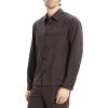 imageTheory Mens Utility Overshirt in Motion WoolBrownwood Melange