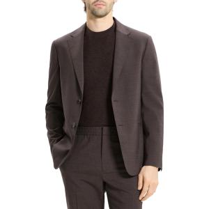 imageTheory Mens Clinton Travel Jacket in Motion WoolBrownwood Melange