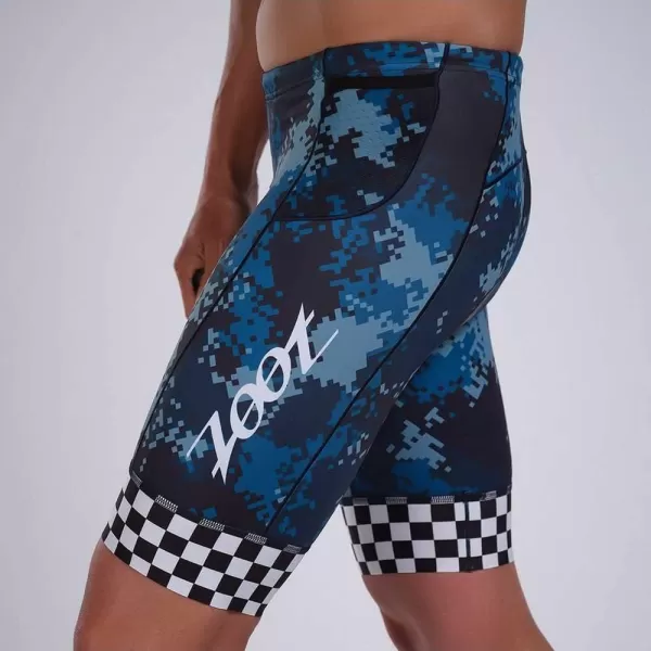 imageZoot Mens LTD 9Inch Triathlon Shorts Endurance Cycle Padded Shorts for Swim Bike Run with Quick Drying UPF 50  FabricRace Division