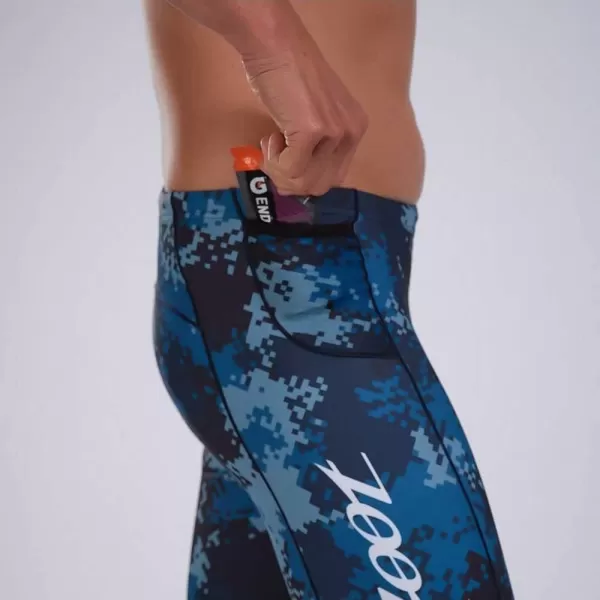 imageZoot Mens LTD 9Inch Triathlon Shorts Endurance Cycle Padded Shorts for Swim Bike Run with Quick Drying UPF 50  FabricRace Division