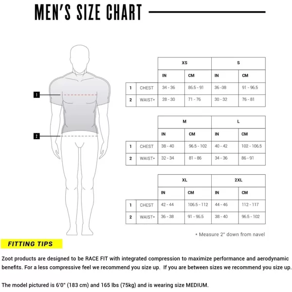 imageZoot Mens LTD Tri Aero Fz Racesuit Short Sleeve Aerodynamic Cycling Race Swim Bike Run Tri Suit with Pockets UPF 50 FabricKoa Tropical
