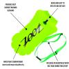 imageZoot Ultra Swim Safety Buoy ampamp Dry Bag HighVisibility OpenWater Safety Floatation Device with Storage for LongDistance Swimming Training Sessions 15L  Neon Orange  15LNeon Yellow