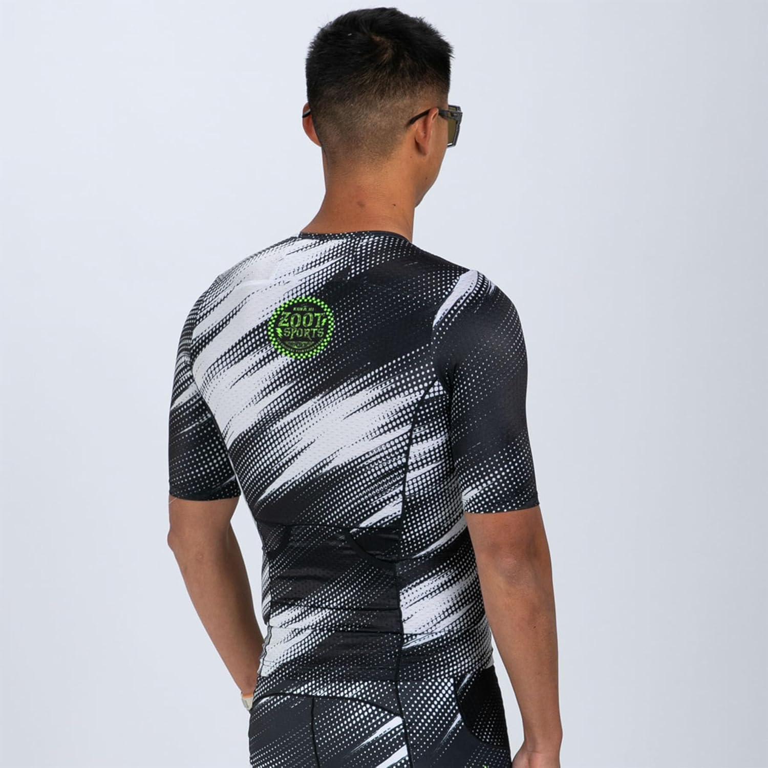 imageZoot Mens LTD Tri Aero Jersey Short Sleeve Triathlon Race Jersey with UPF Sun Protection ampamp PocketsDriftspeed