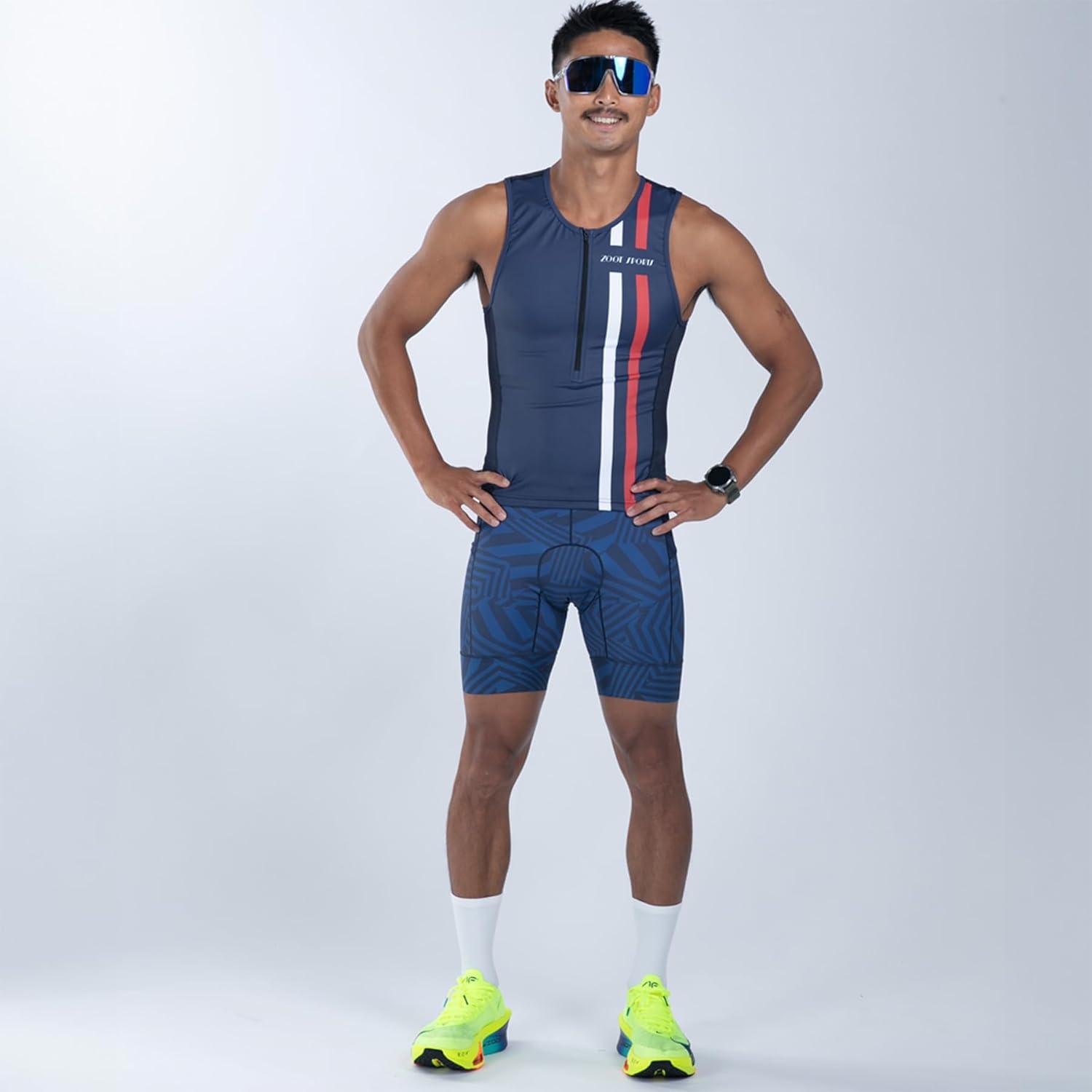imageZoot Mens LTD Triathlon Tank Top Compression Tri Top for Endurance Race ampamp Training with Pockets ampamp UPF 50 Primo FabricAllez