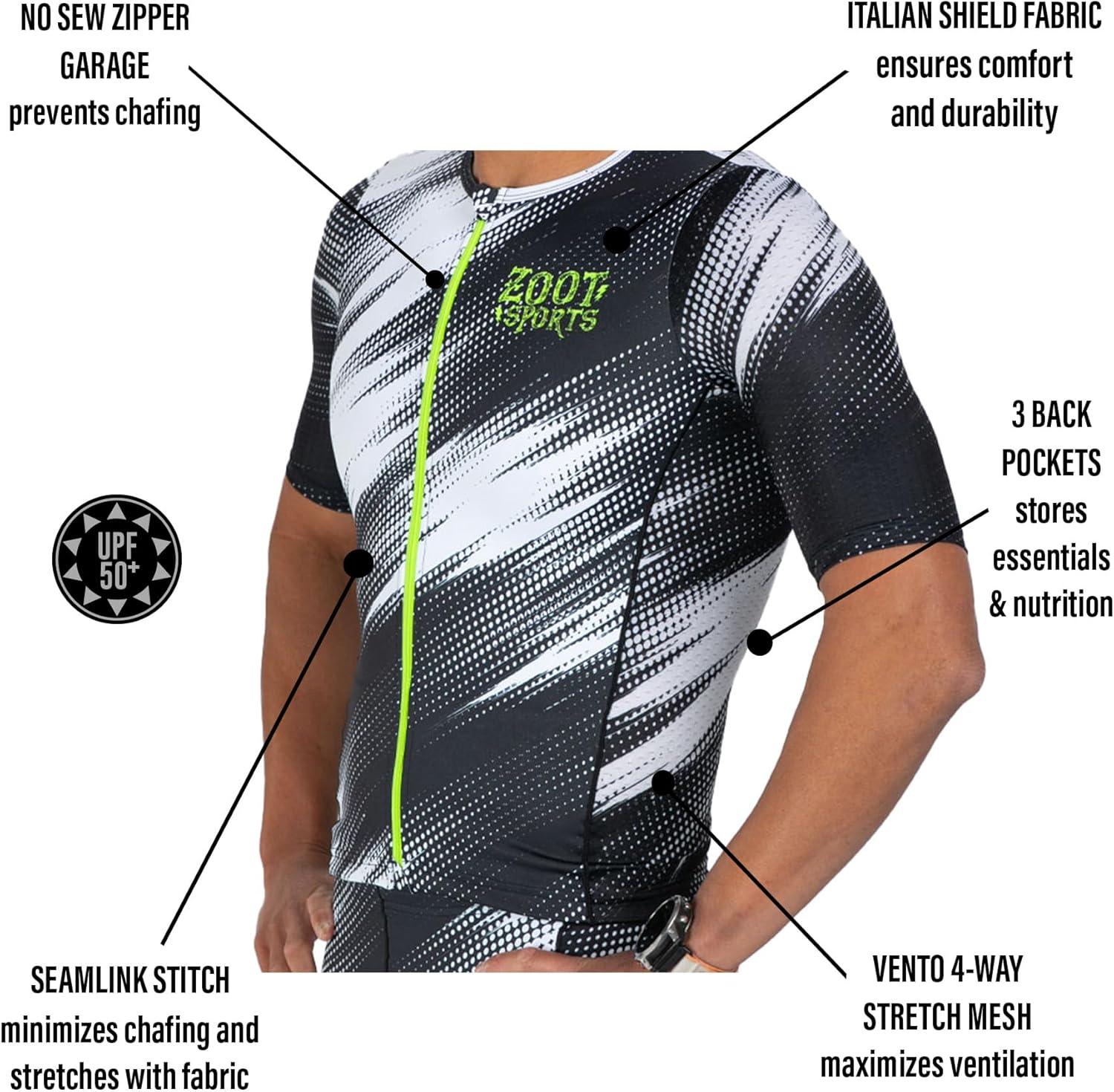 imageZoot Mens LTD Triathlon Tank Top Compression Tri Top for Endurance Race ampamp Training with Pockets ampamp UPF 50 Primo FabricDriftspeed