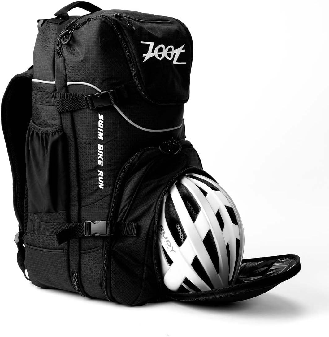 imageZoot Ultra Tri Backpack  Triathlon Transition Bag Wet Storage Compartments Gym Travel Triathlete Bag for Men ampamp Women GreyBlack