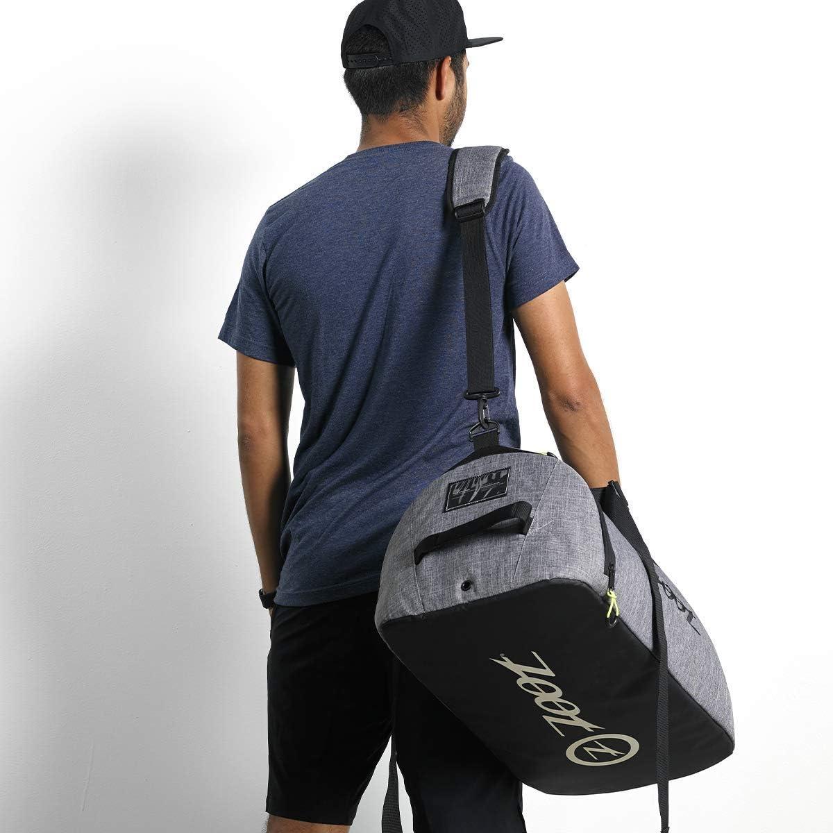imageZoot Ultra Tri Backpack  Triathlon Transition Bag Wet Storage Compartments Gym Travel Triathlete Bag for Men ampamp Women GreyCanvas Gray