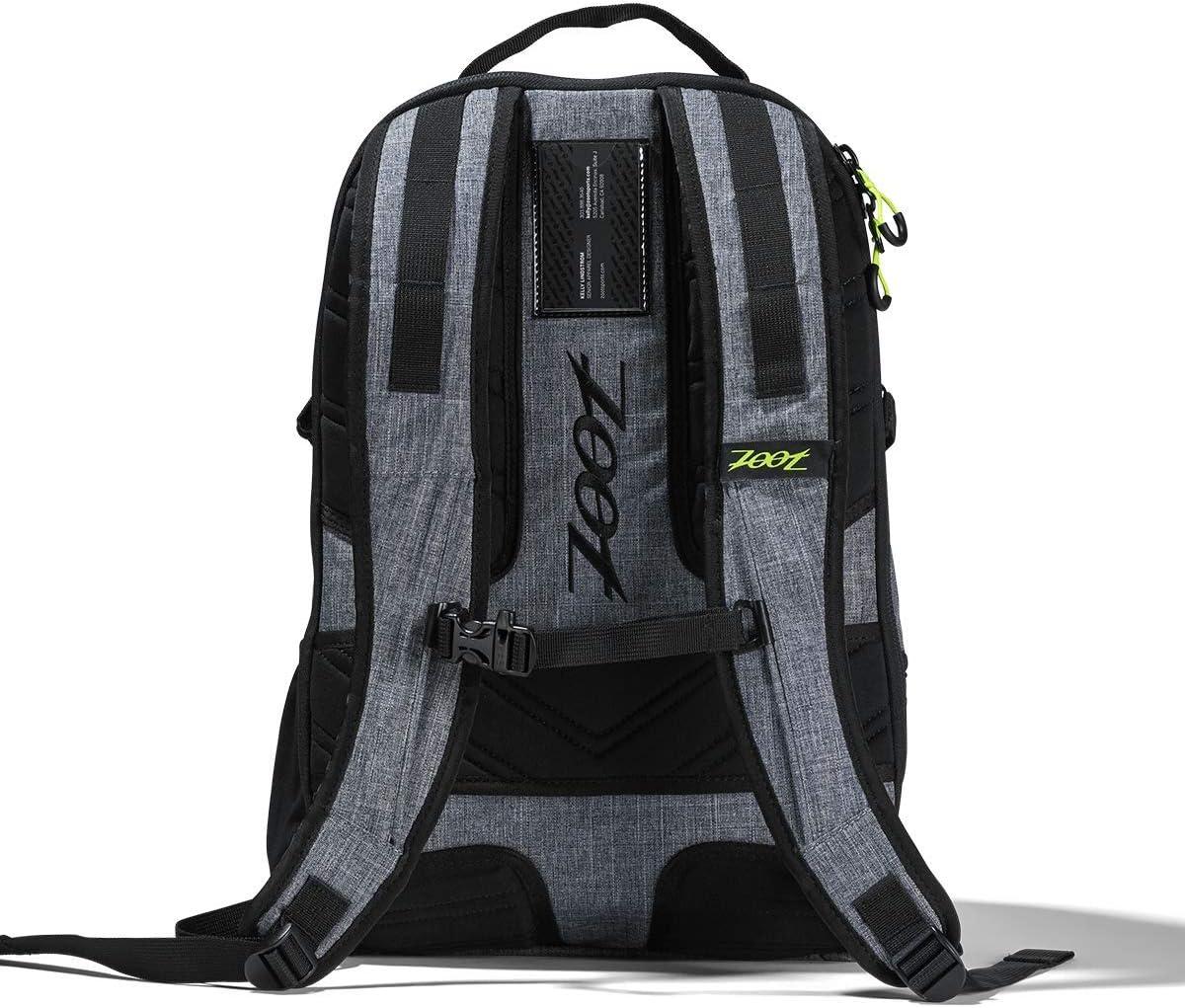 imageZoot Ultra Tri Backpack  Triathlon Transition Bag Wet Storage Compartments Gym Travel Triathlete Bag for Men ampamp Women GreyCanvas Gray