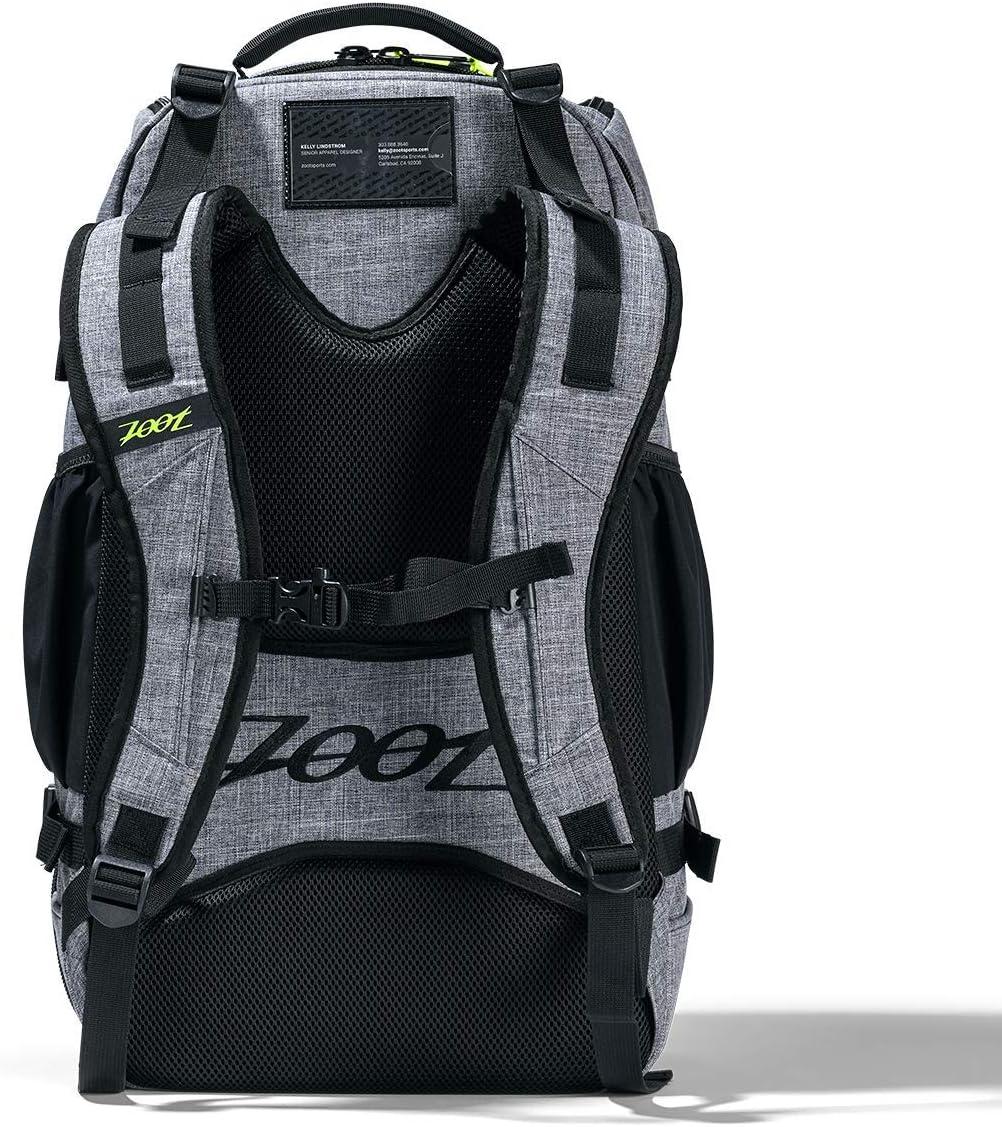 imageZoot Ultra Tri Backpack  Triathlon Transition Bag Wet Storage Compartments Gym Travel Triathlete Bag for Men ampamp Women GreyCanvas Gray