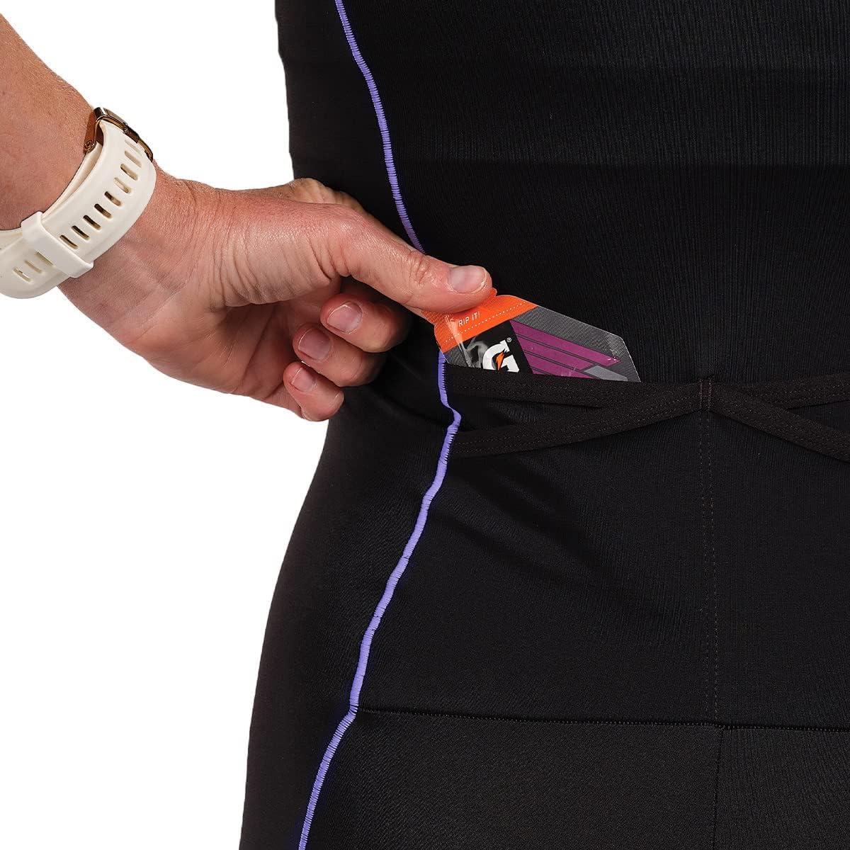 imageZoot Womens Core Aero Tri Racesuit Sleeveless Triathlon Swim Bike Run Chamois Pad Pockets UPF 50 Quick Dry FabricViolet