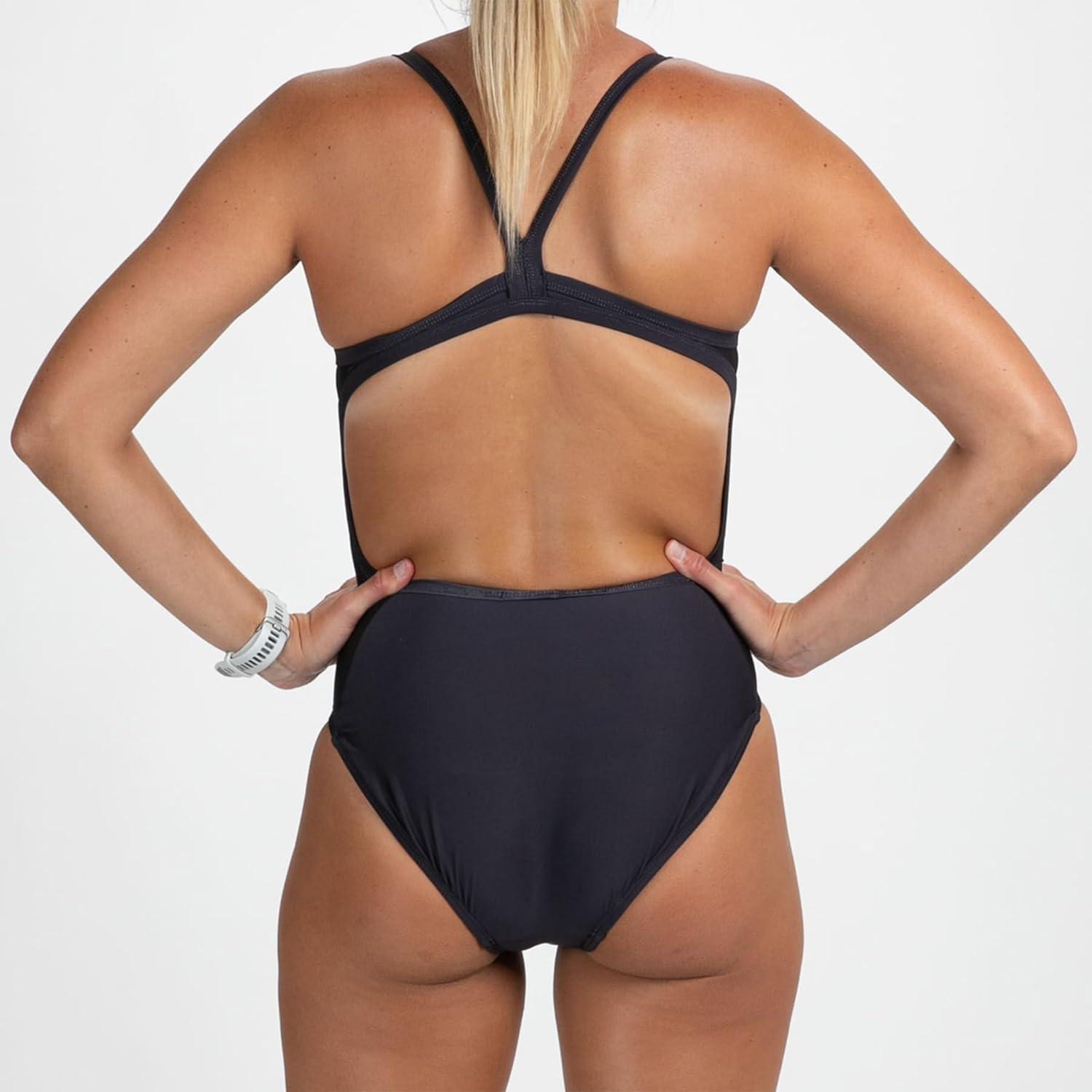 imageZoot Womens Core Swimsuit One Piece Endurance Triathlon Swimming Suit for Racing ampamp Training UPF 50 ProtectionBlack