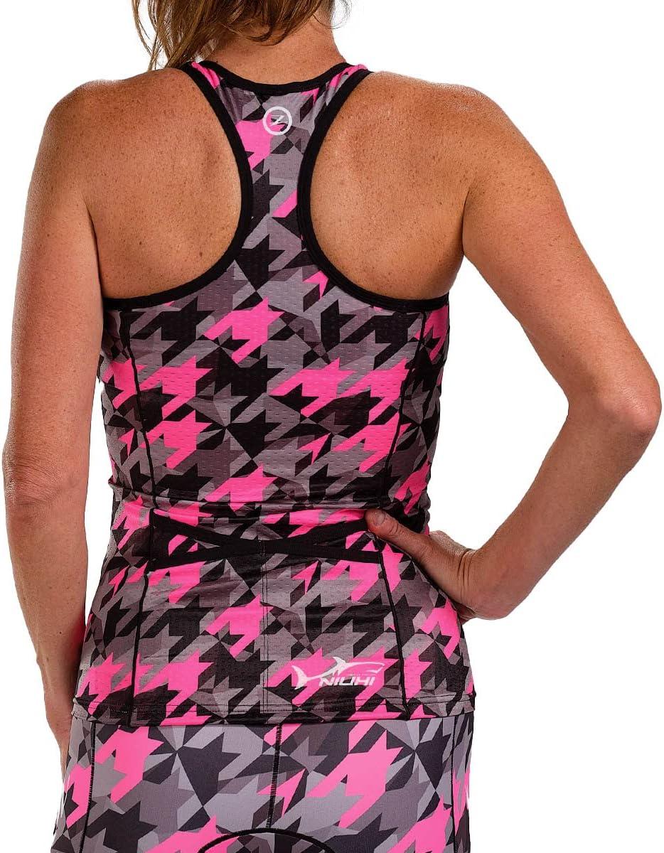 imageZoot Womens LTD Racerback Triathlon Tank Top Sleeveless Tank for Racing ampamp Endurance Training Builtin Bra ampamp Rear PocketsNiuhi
