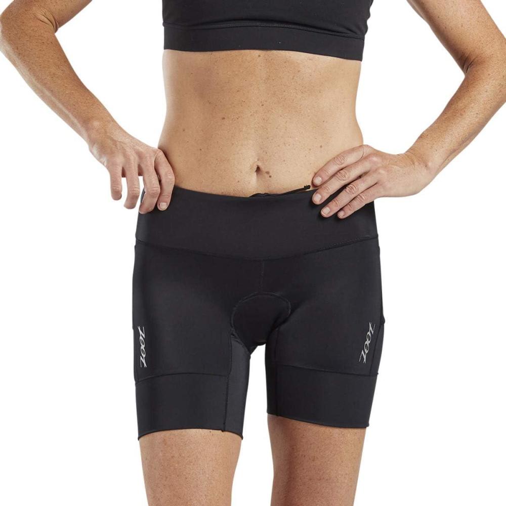 imageZoot Womens Core 6Inch Tri Shorts Quick Dry Performance Triathlon Short with Cycling Chamois Pad Pockets ampamp UPF 50 FabricBlack