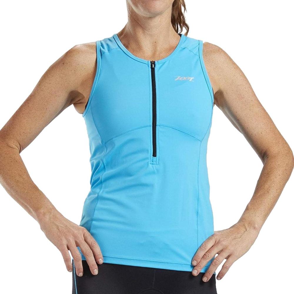 imageZoot Womens Core Tri Tank Performance Triathlon Race Tank Top UPF 50 Fabric Rear Pockets Mesh Panels ampamp Cam Lock ZipperCascade