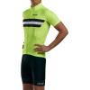 imageZoot Mens Core Cycling Jersey Breathable Short Sleeve Road Bike Tri Jersey Moisture Wicking 3 Rear Pockets UPF 30 FabricSafety Yellow