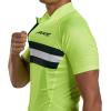 imageZoot Mens Core Cycling Jersey Breathable Short Sleeve Road Bike Tri Jersey Moisture Wicking 3 Rear Pockets UPF 30 FabricSafety Yellow